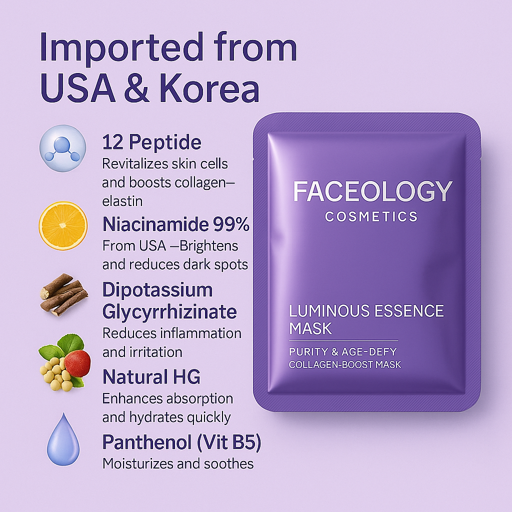 Luminous Essence Mask Box – 5 sheets